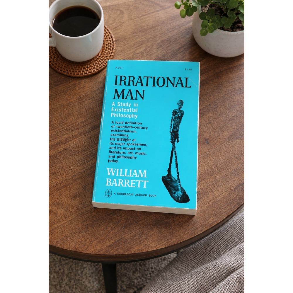 Vintage Irrational Man Book William Barrett Existential Philosophy 1962